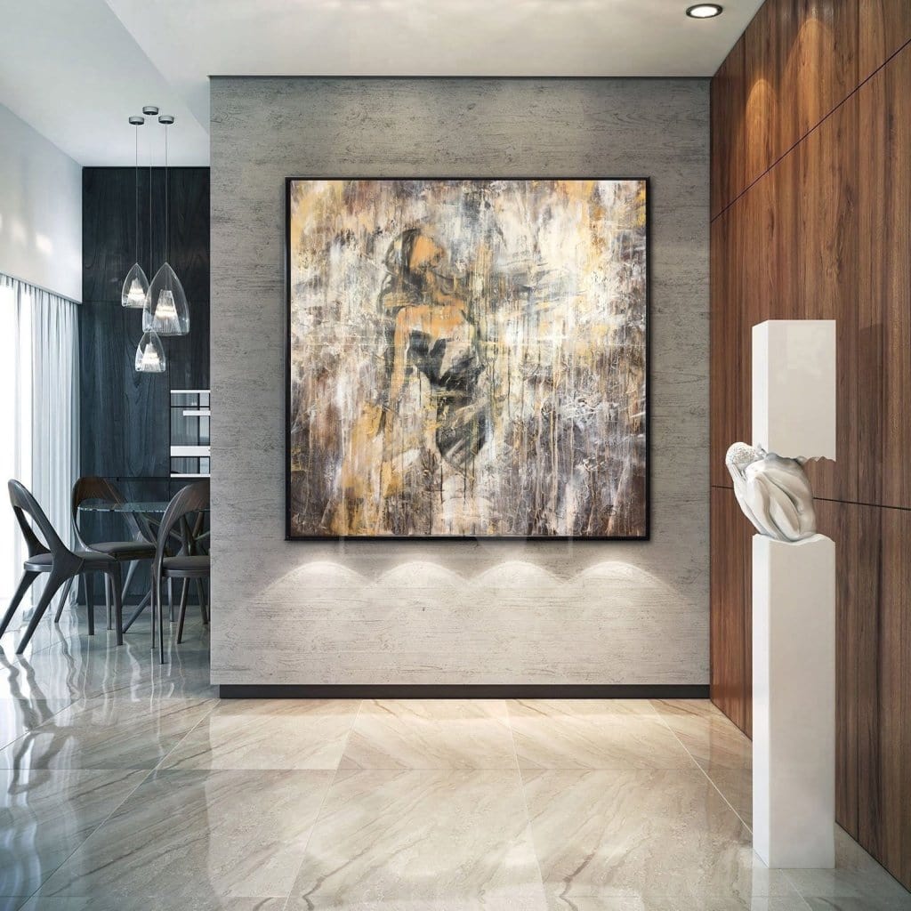 Abstract emotional figurative painting LIFESTYLE