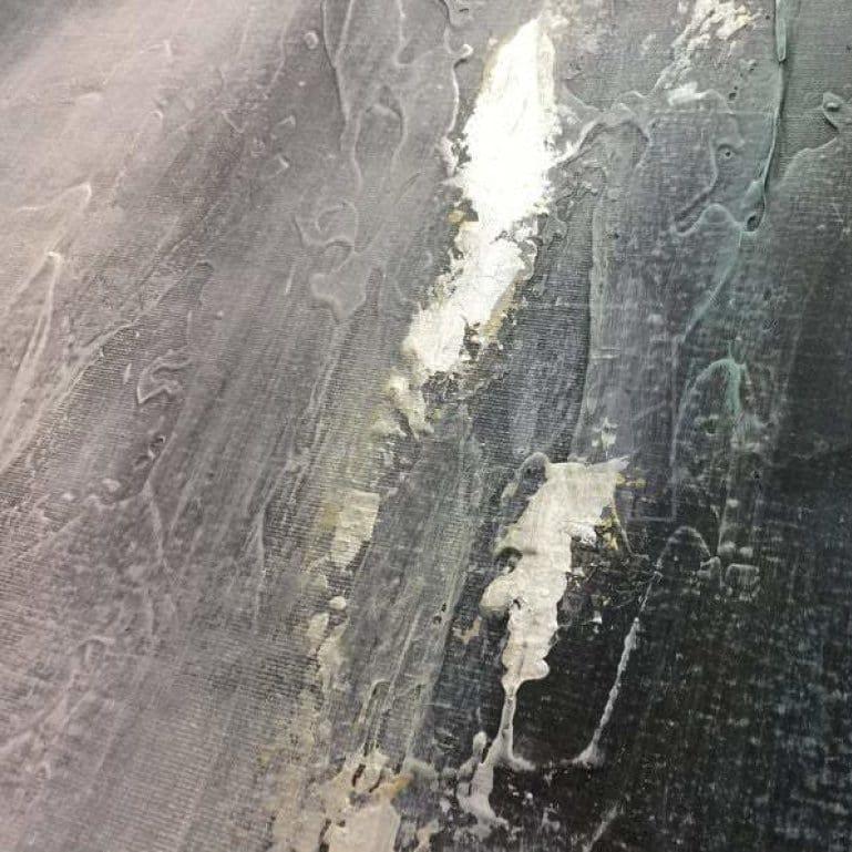 Luxury abstract light blue art WATERFALL