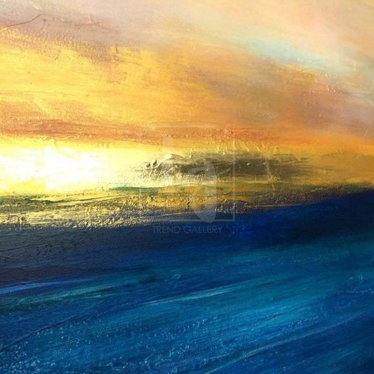 Abstract horizon sunset wall art SUMMER SUNSET