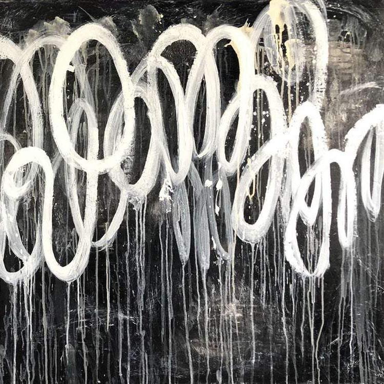 Simple Modern Art FIREFLY TRAJECTORIES