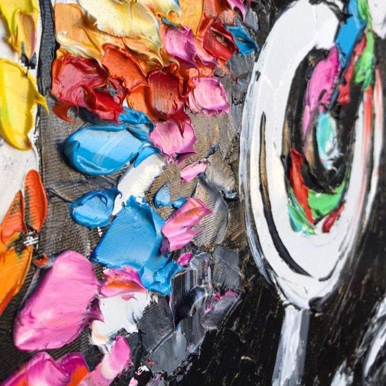 POSITIVE VIBRATION 50"x50"