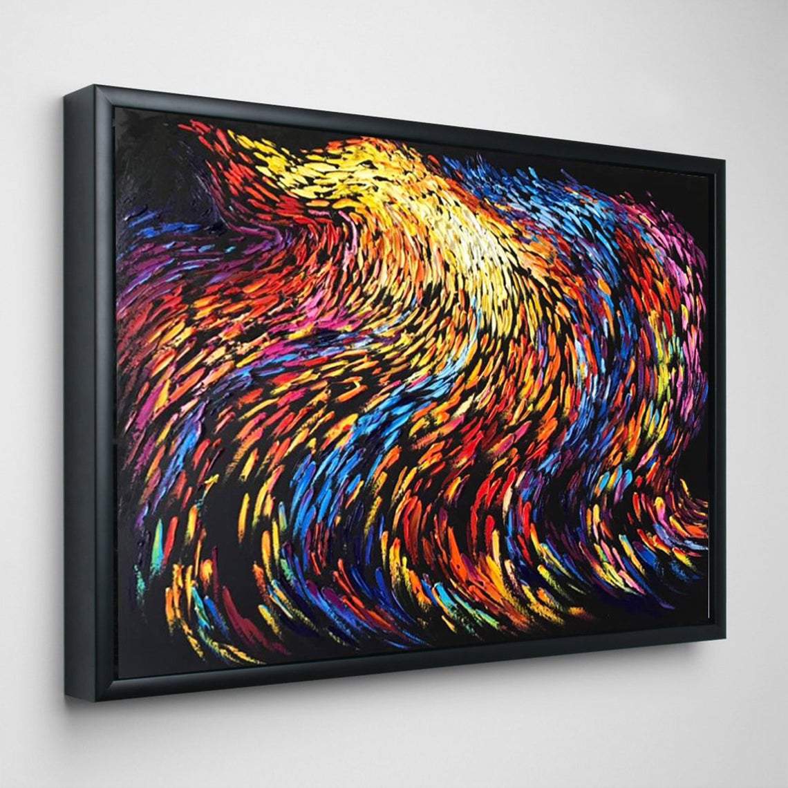 Simple Forms Abstract Art NINE TAIL FOX