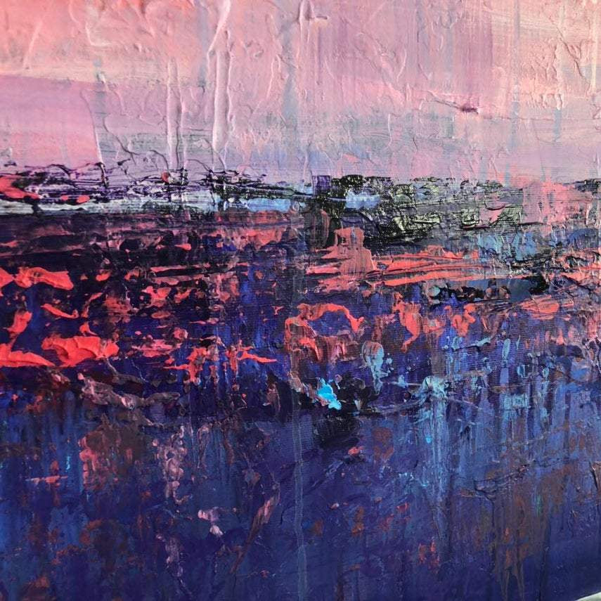 THE BLUE OF THE SEA 48"x48"