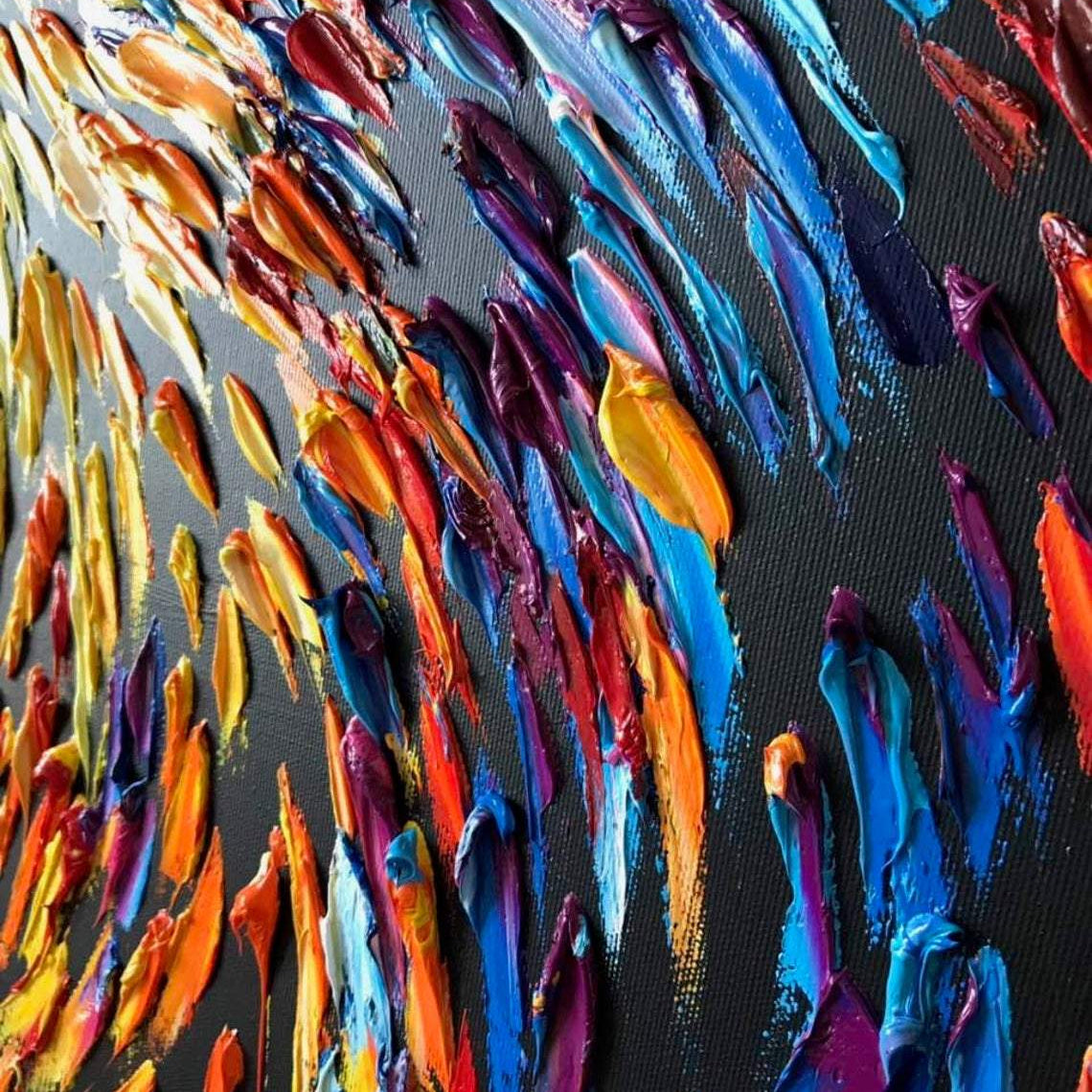 Simple Forms Abstract Art NINE TAIL FOX