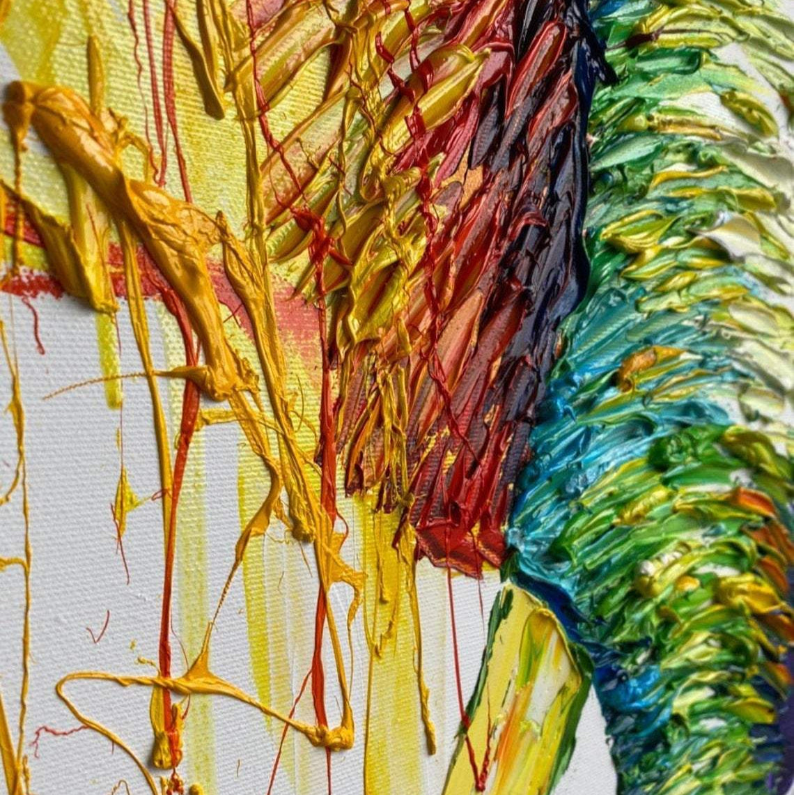 Colorful animal art for walls FESTIVAL ELEPHANT