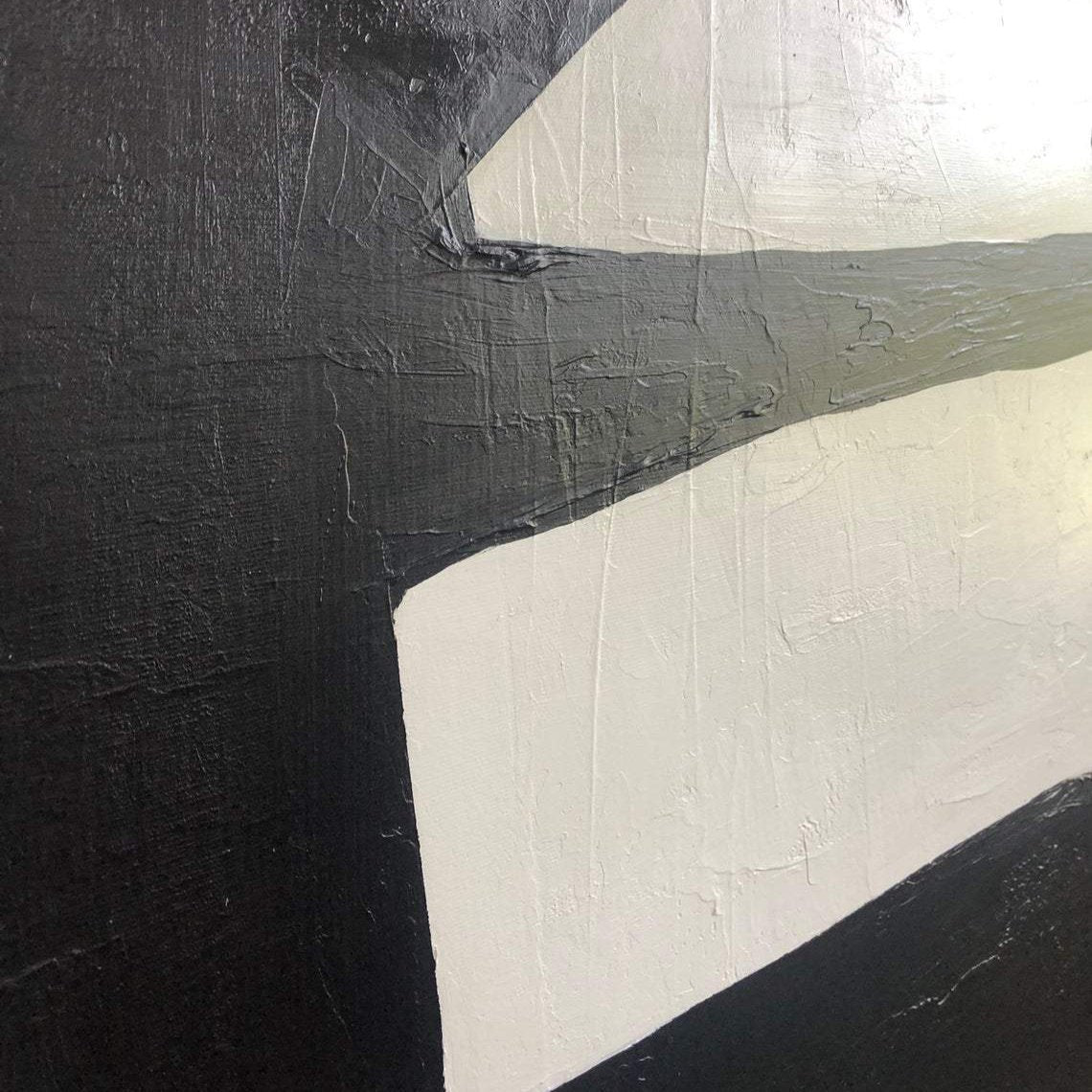 Contemporary black lines art TOWER TOP