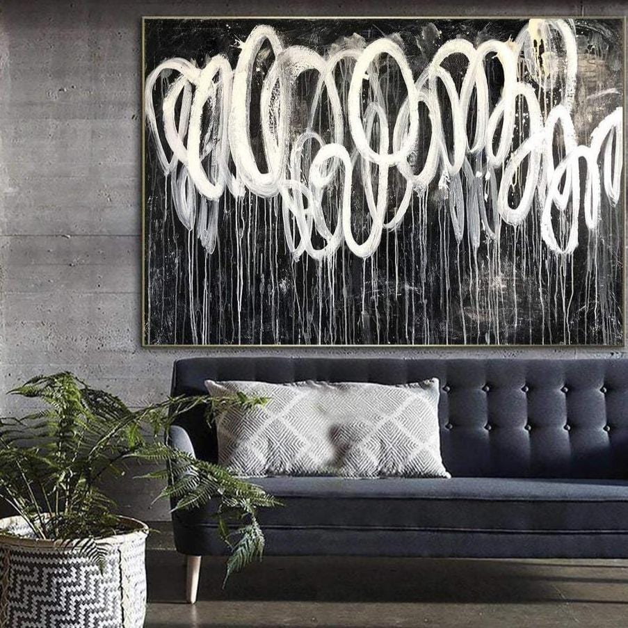 Simple Modern Art FIREFLY TRAJECTORIES