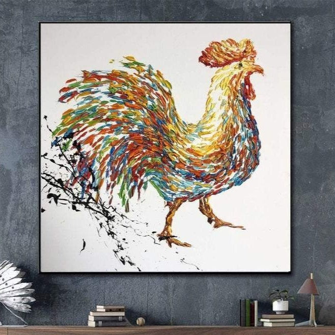 ROOSTER 32"x32" | 81x81 cm
