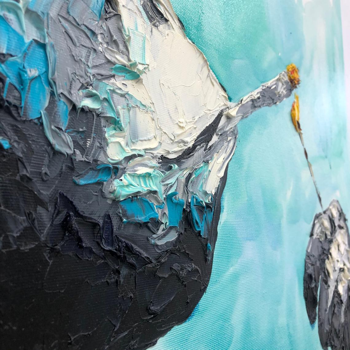 Pop art monkey paintings SMOKO