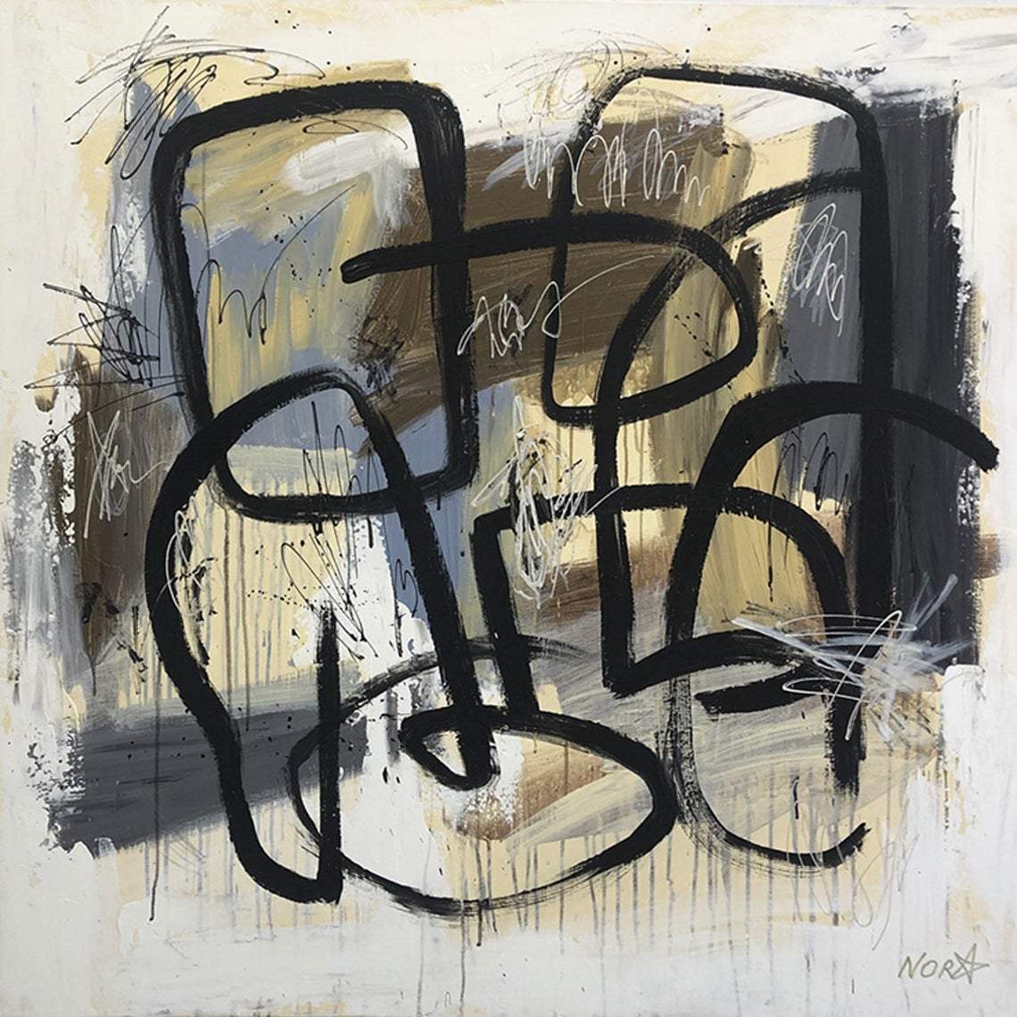 Creative atmospheric art MEETING OF TWO STRANGERS