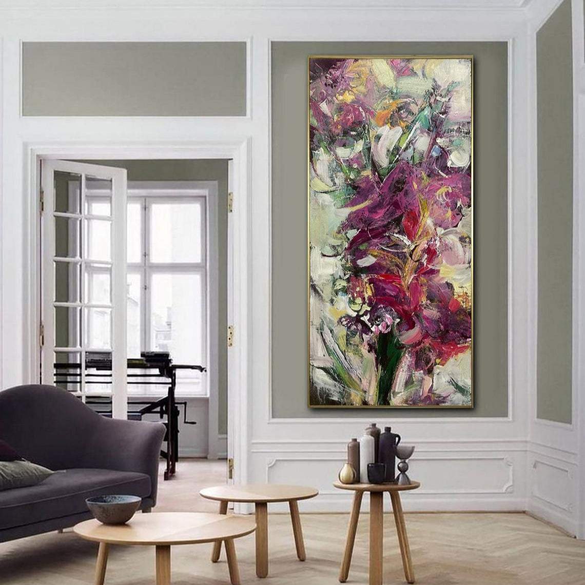 Trendy nature wall art BOUQUET OF FLOWERS