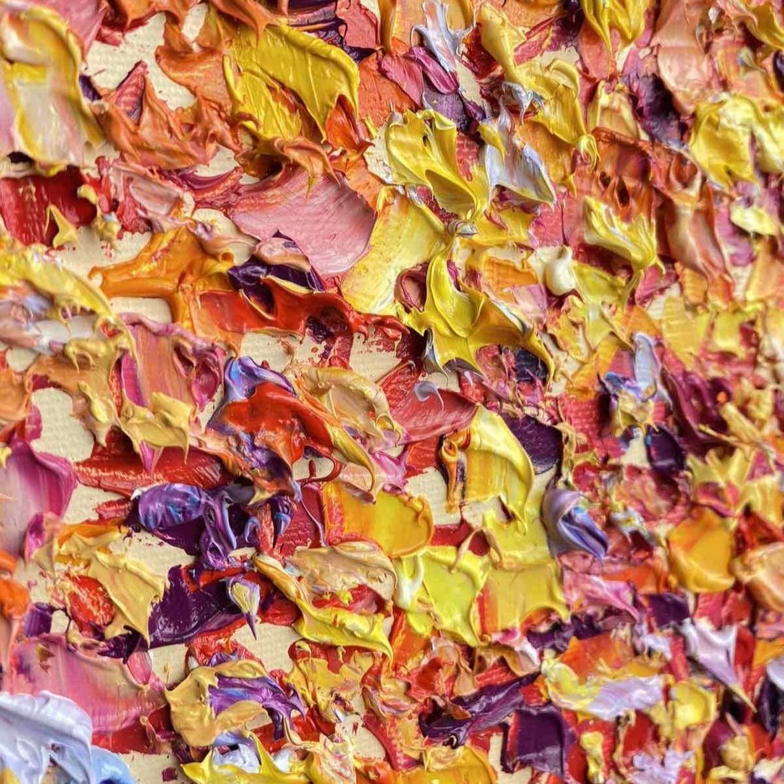 Large original abstract painting GONDOLA