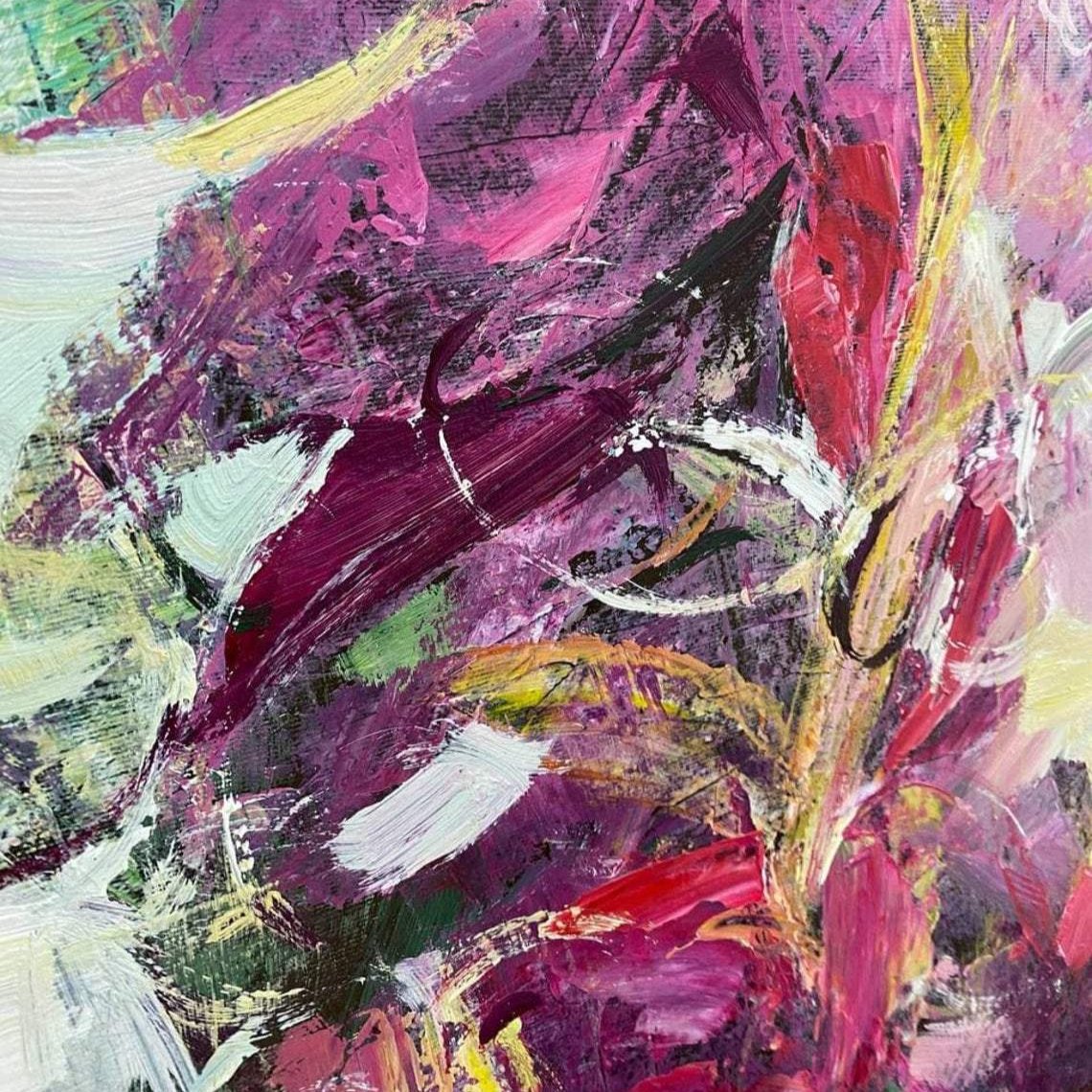 Trendy nature wall art BOUQUET OF FLOWERS