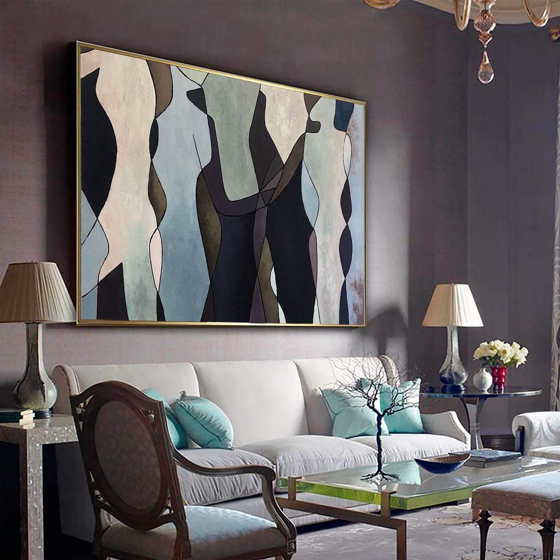 Figurative abstract art SOUL REFLECTION