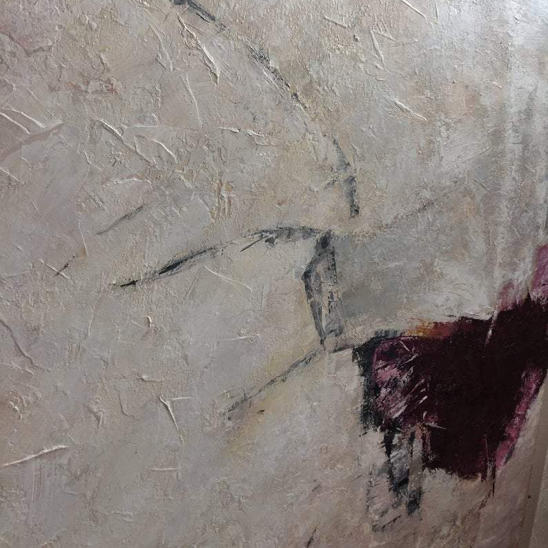 Bold abstract mixed media art YOUTH