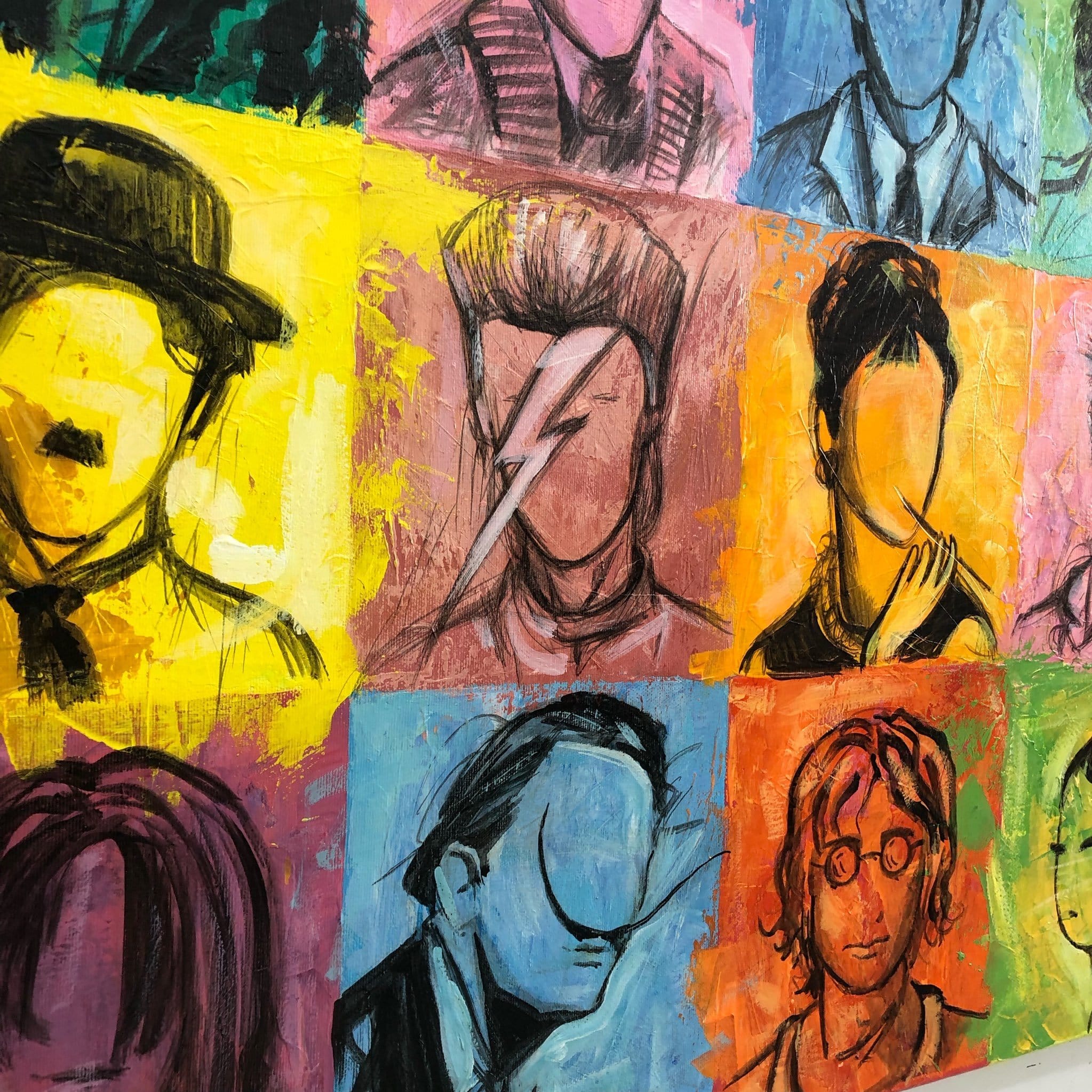 Abstract figurative paintings PERFORMANCE