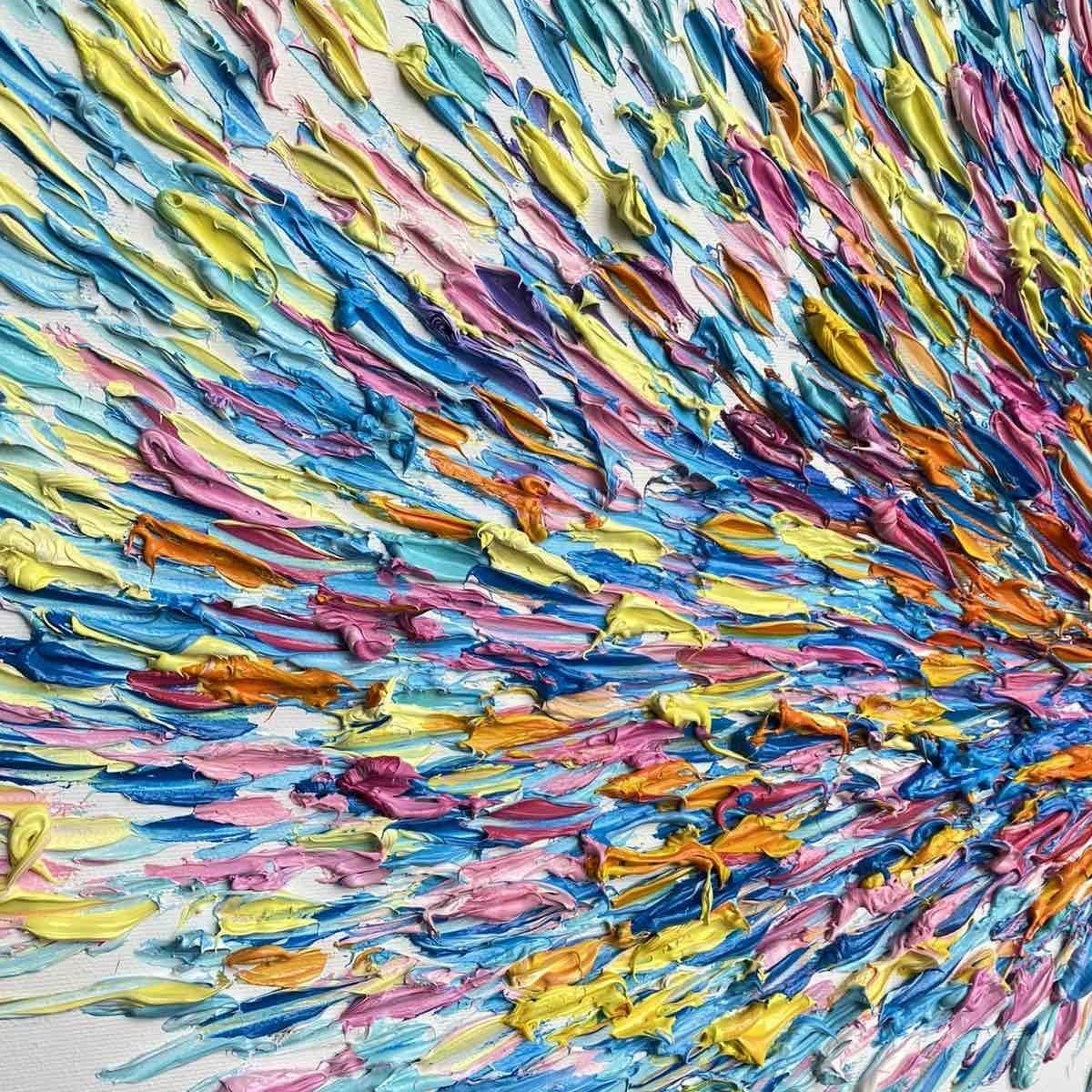 Abstract tree painting KINDRED SPIRITS