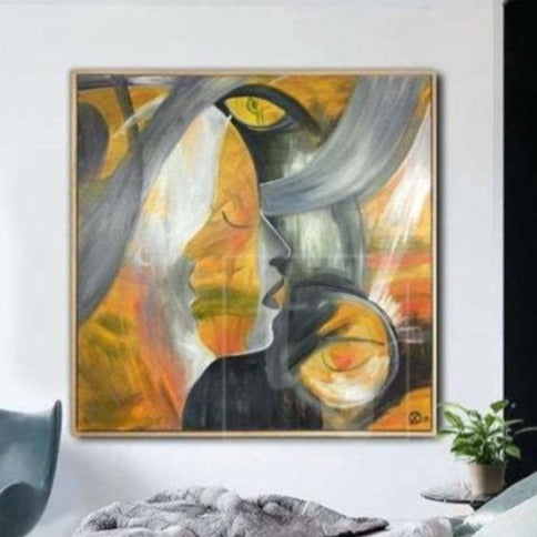 Abstract Wall Art Oil Painting Large Canvas For Luxury Home Decor Original  Art For Sale - LargeModernArt
