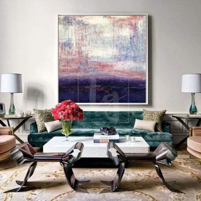 THE BLUE OF THE SEA 48"x48"