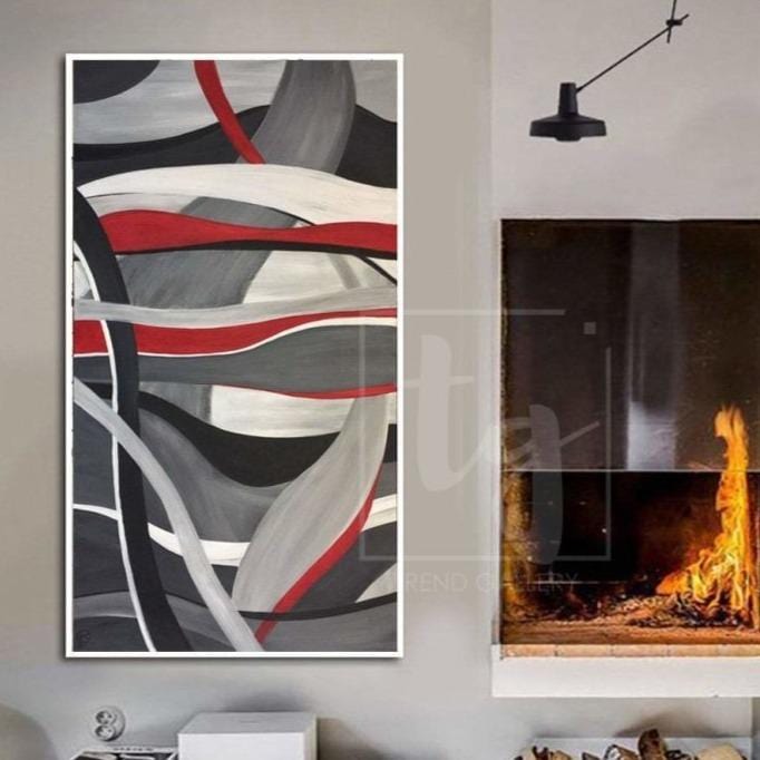 Modern abstract wall artwork SONG OF THE SEA