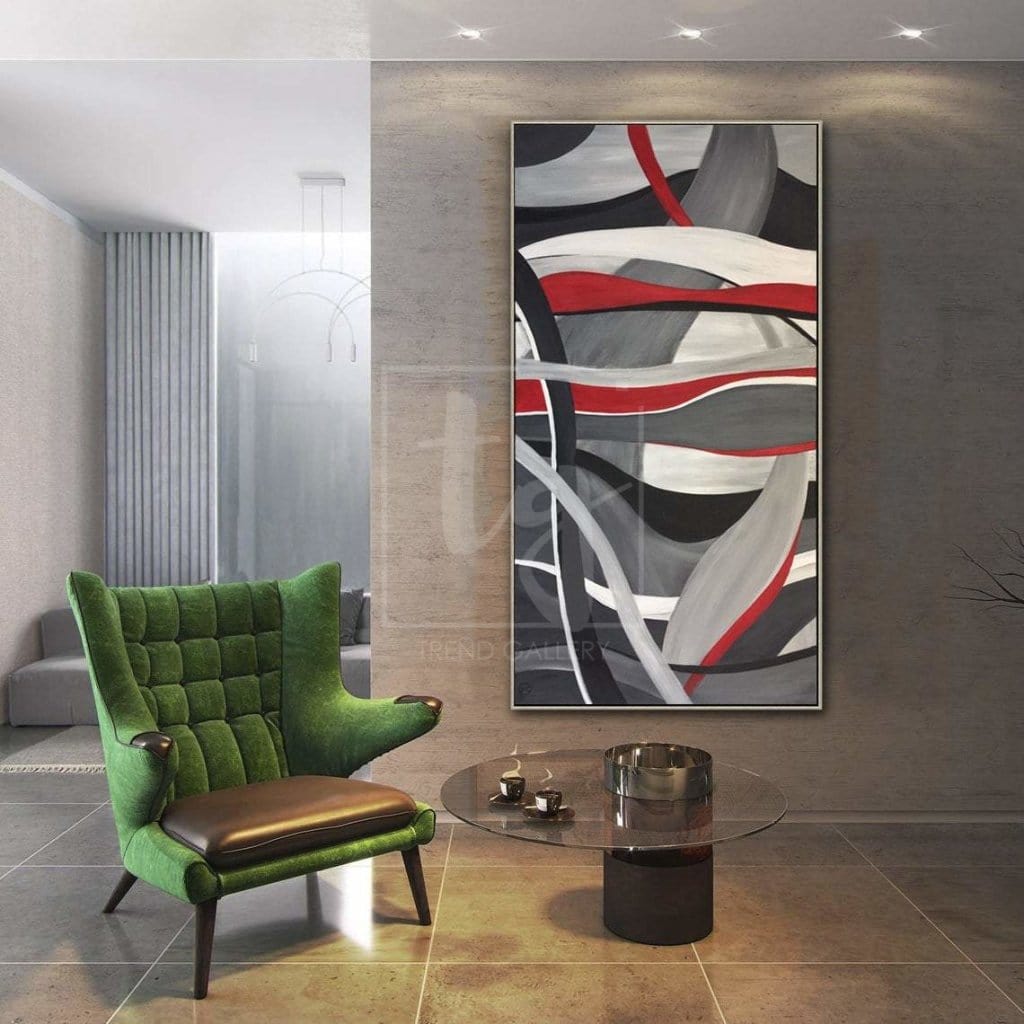 Modern abstract wall artwork SONG OF THE SEA