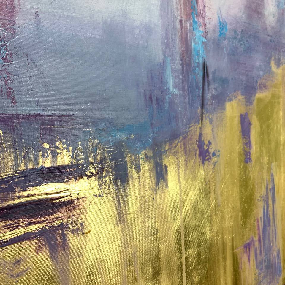 Luxury textured abstract oil painting ASTRAL BODIES