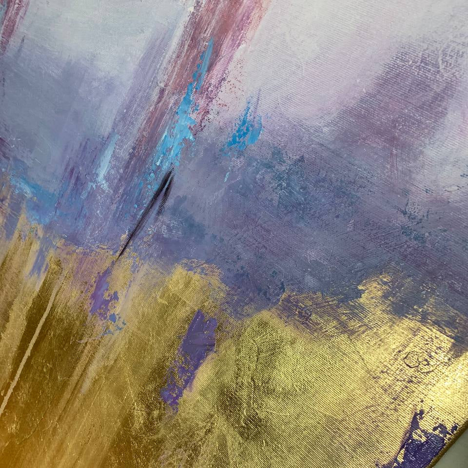 Luxury textured abstract oil painting ASTRAL BODIES