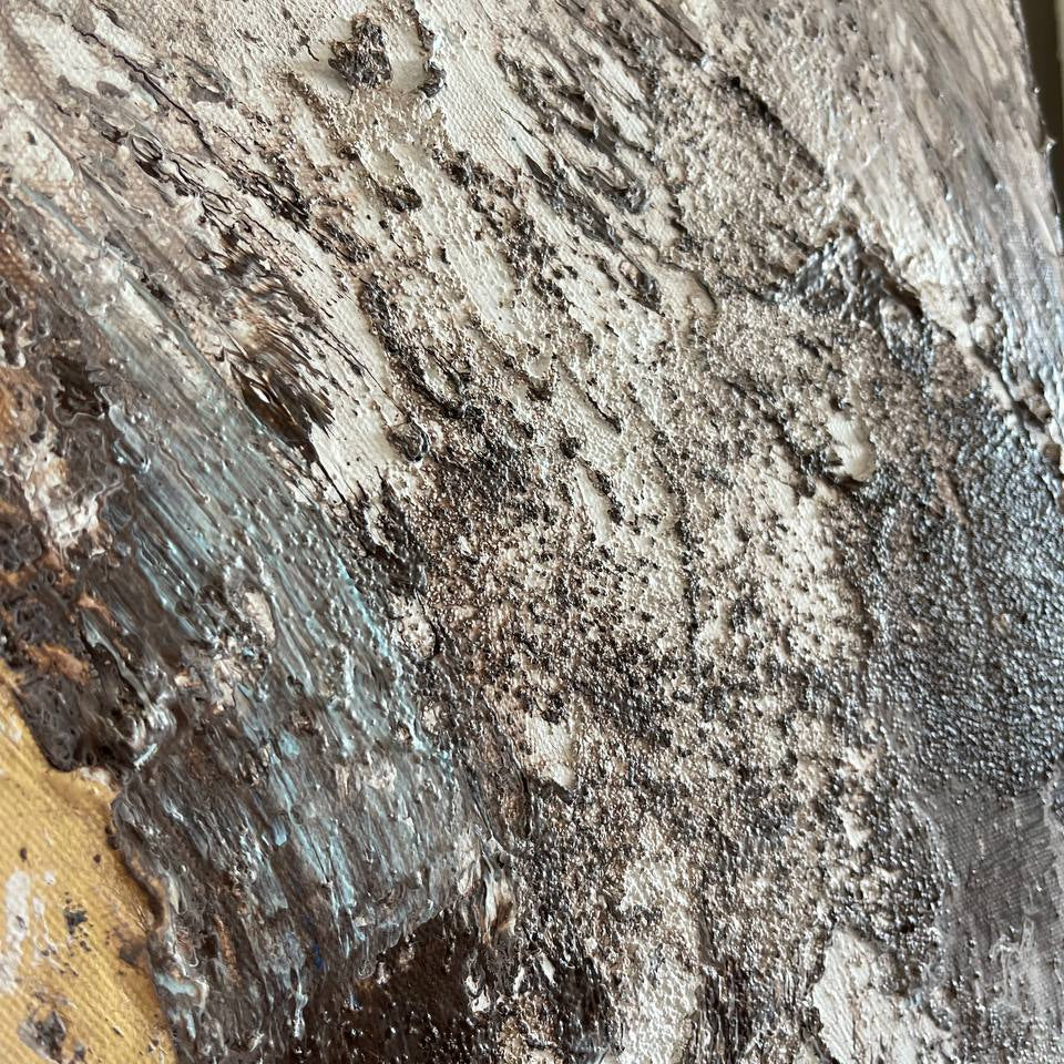 GOLDEN WATERFALL 44"x30"