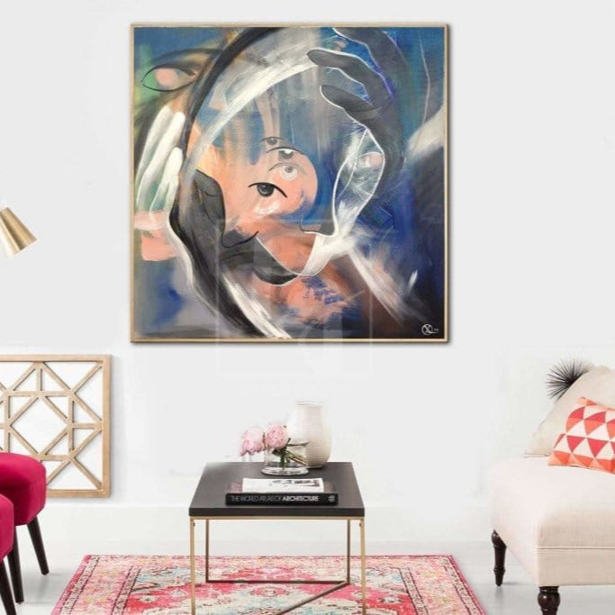 Figurative abstract paintings A BEAUTIFUL MIND