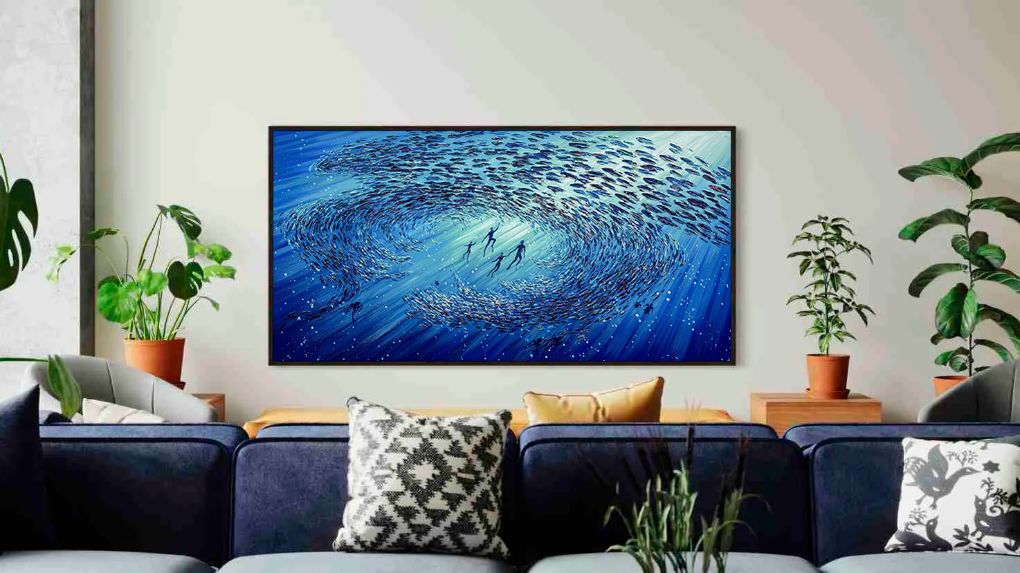 How to Choose Abstract Landscape Art for Your Living Room