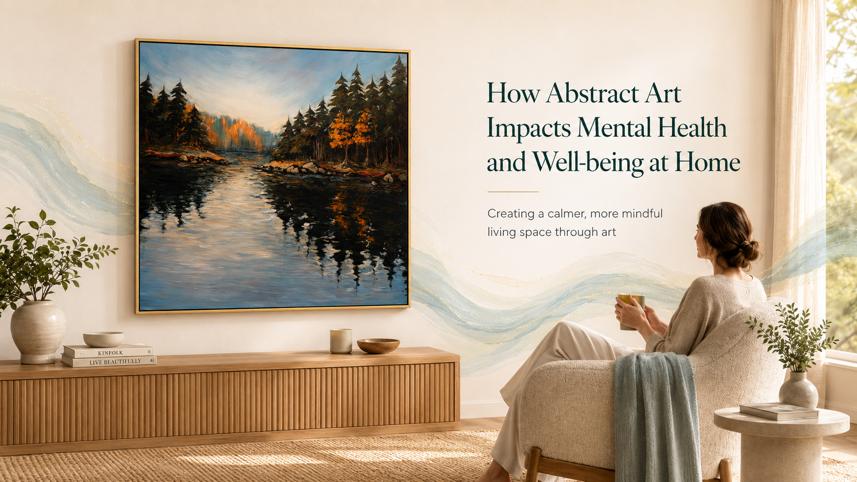 How Abstract Art Impacts Mental Health and Well-being at Home