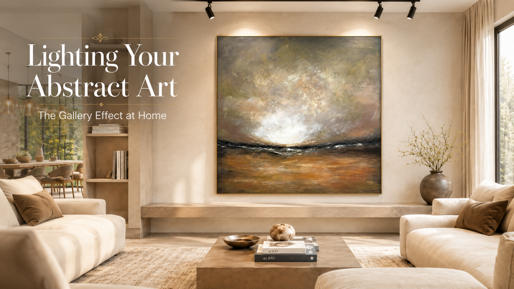 Lighting Your Abstract Art: The Gallery Effect at Home