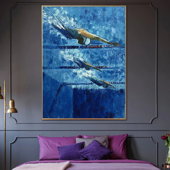 Flowing Elegance: Enhancing Home Design with Water Wall Art