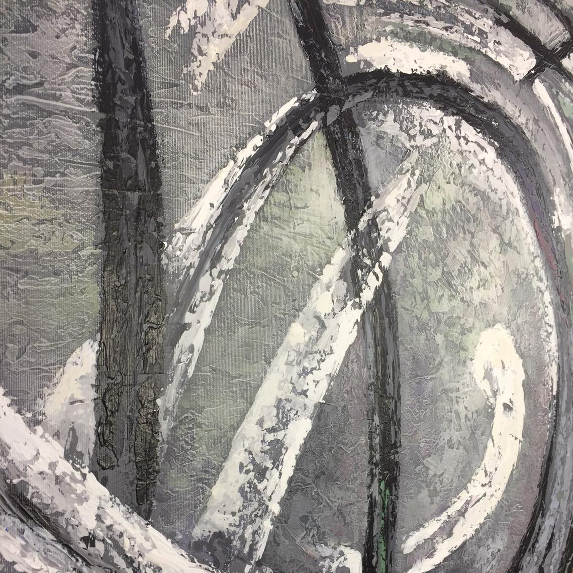 Gray Abstract Paintings For Sale