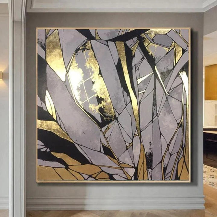 Gold Leaf Abstract Paintings For Sale