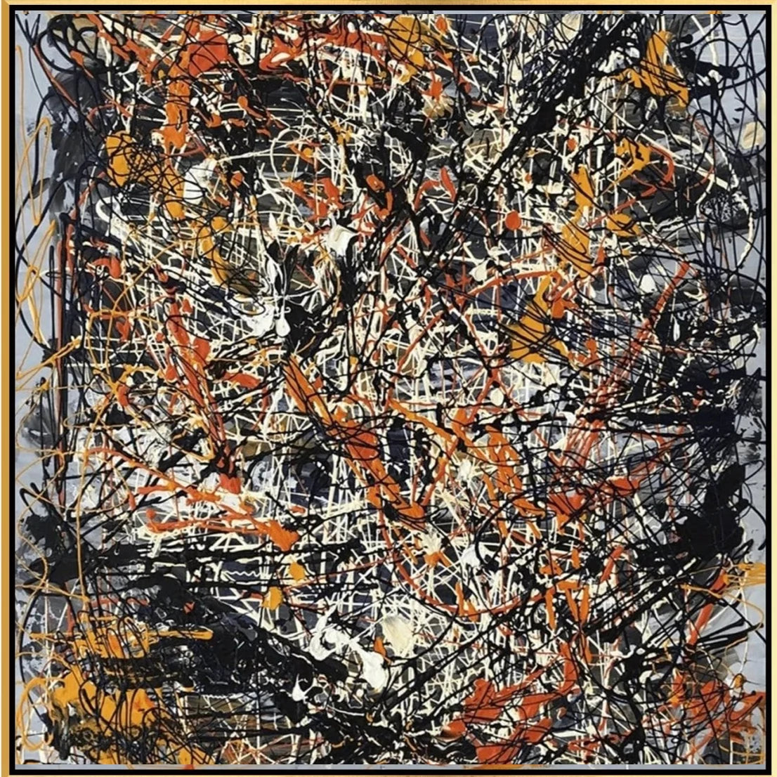 Jackson Pollock Style Paintings For Sale