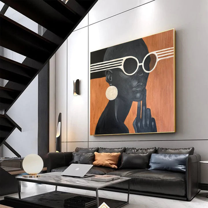 Glass Abstract Paintings for Sale