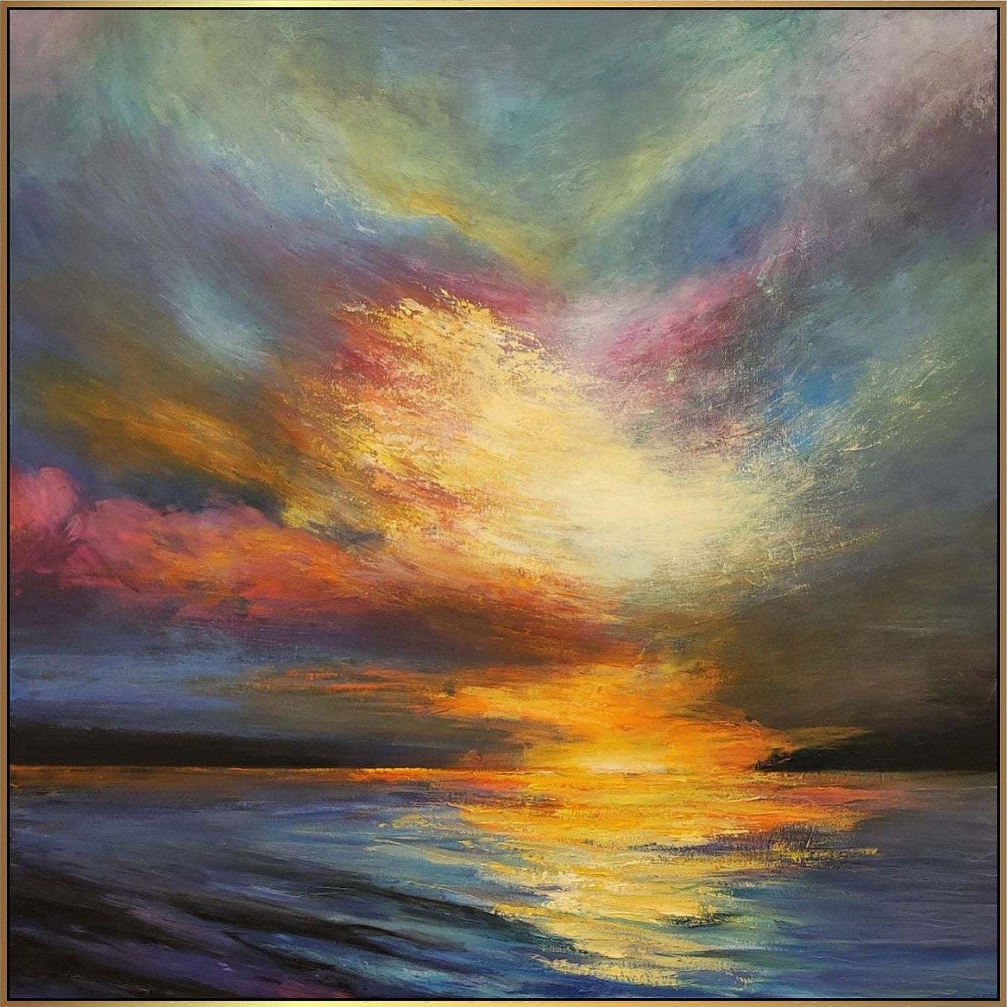 Ocean Abstract Paintings for Sale