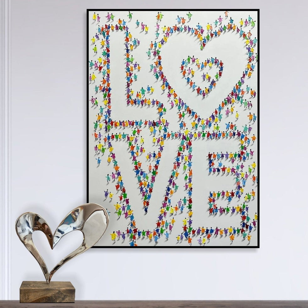 Invoice for black-framed painting in size 64"x48" | 162x121 cm for Christopher Wilkins