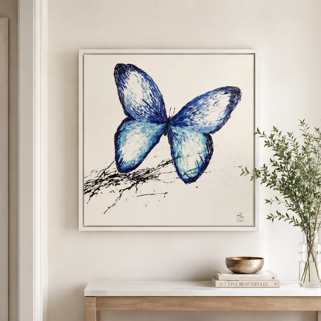 Realistic animal painting BUTTERFLY