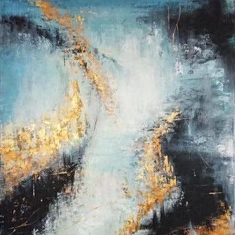 Large Original Painting On Canvas Colorful Painting Canvas Art Abstract Painting On Canvas | AUTUMN HAZE - Trend Gallery Art | Original Abstract Paintings