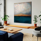 Abstract ocean oil painting WATERSCAPE