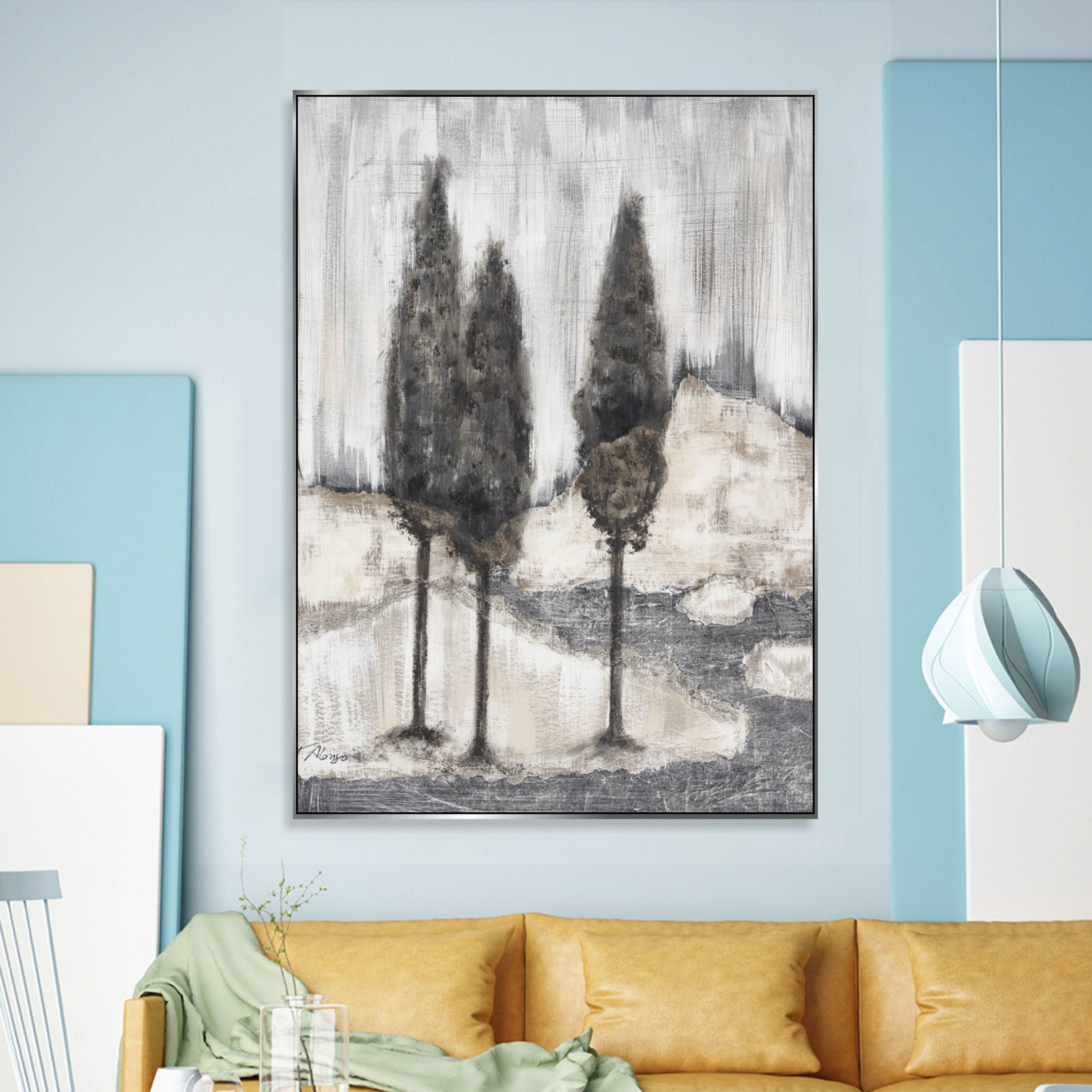 Abstract Trees Landscape Art ARBOREAL GROVE