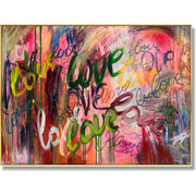 Romantic painting LOVE GRAFFITI