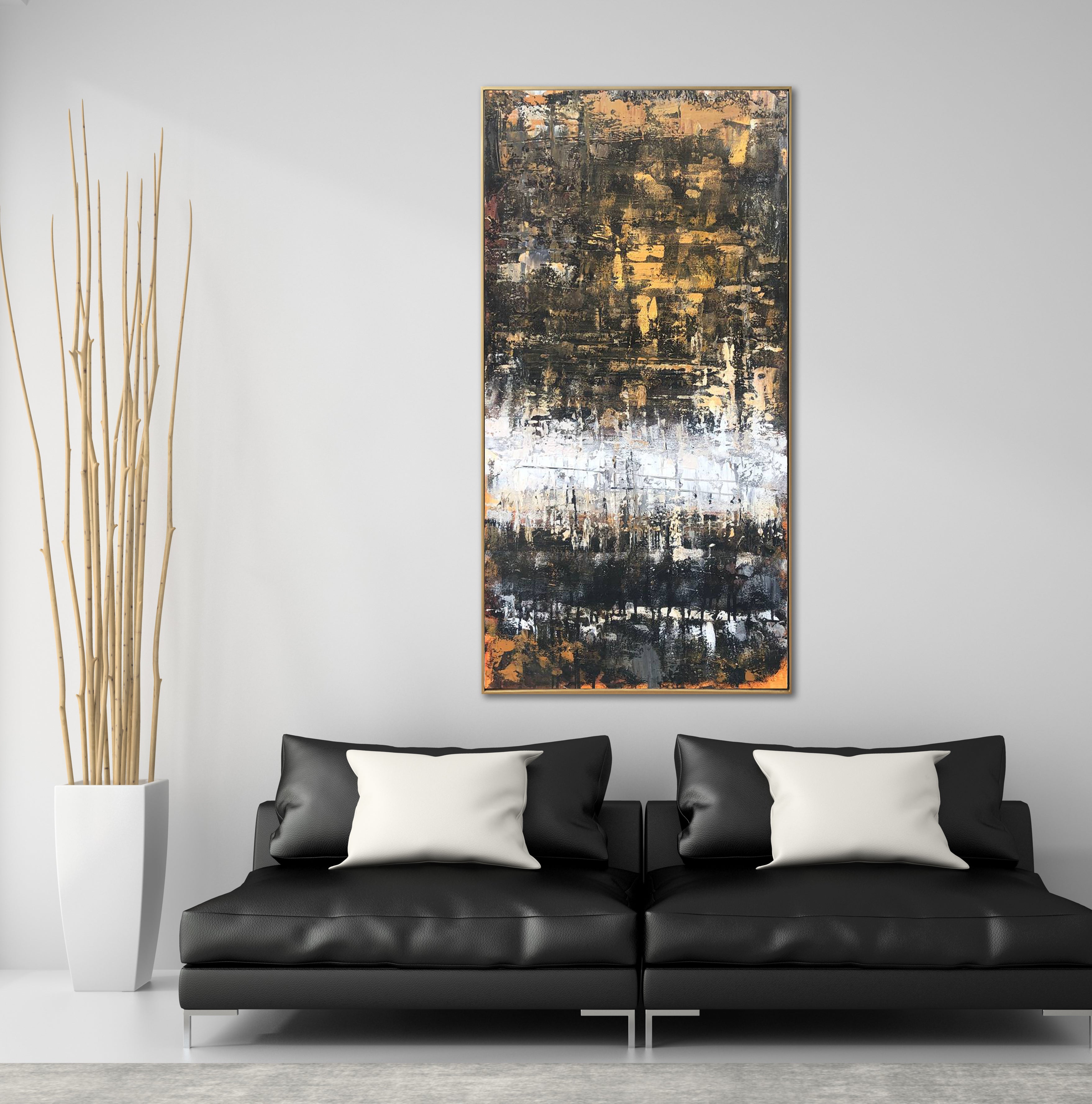 IMPROBABLE WAVES 36"x18"