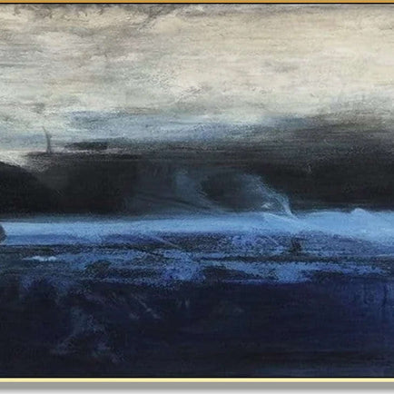 Abstract artwork ocean landscape MORNING OCEAN