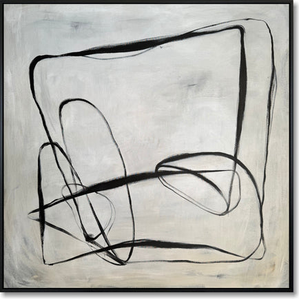 ABSTRACT LINE DANCE Unstretched