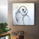 BARN OWL 39.3"x39.3"