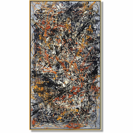 Jackson pollock style art BLOSSOMING DREAMS