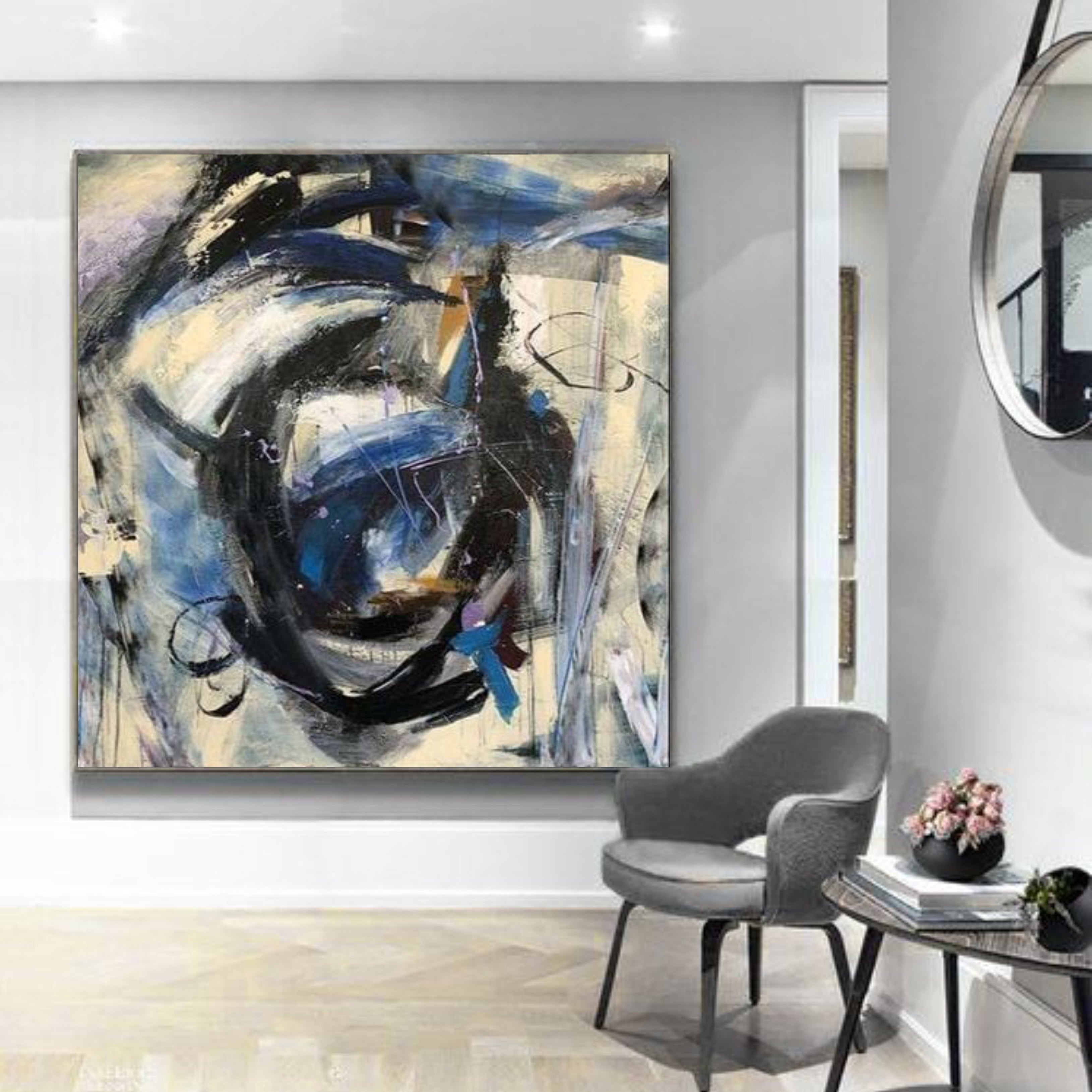Perfect abstract painting for the hall – Trendgallery.art